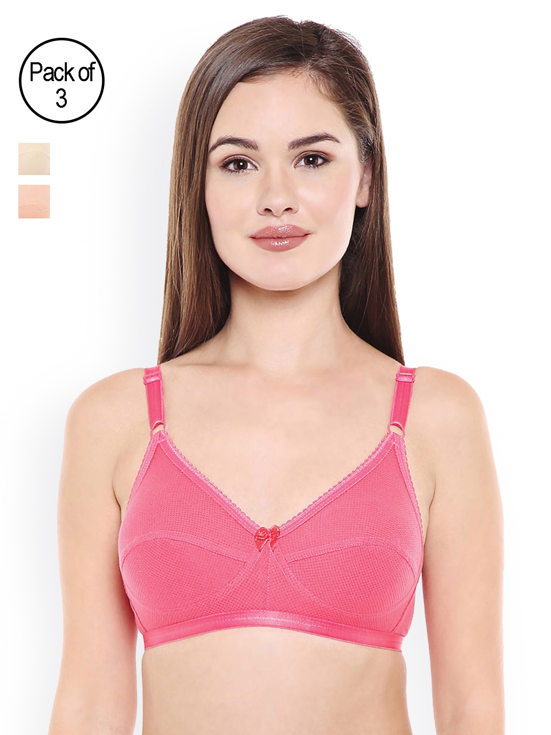 

Bodycare Pack of 3 Assorted Everyday Bras E1517COPES(BCD)