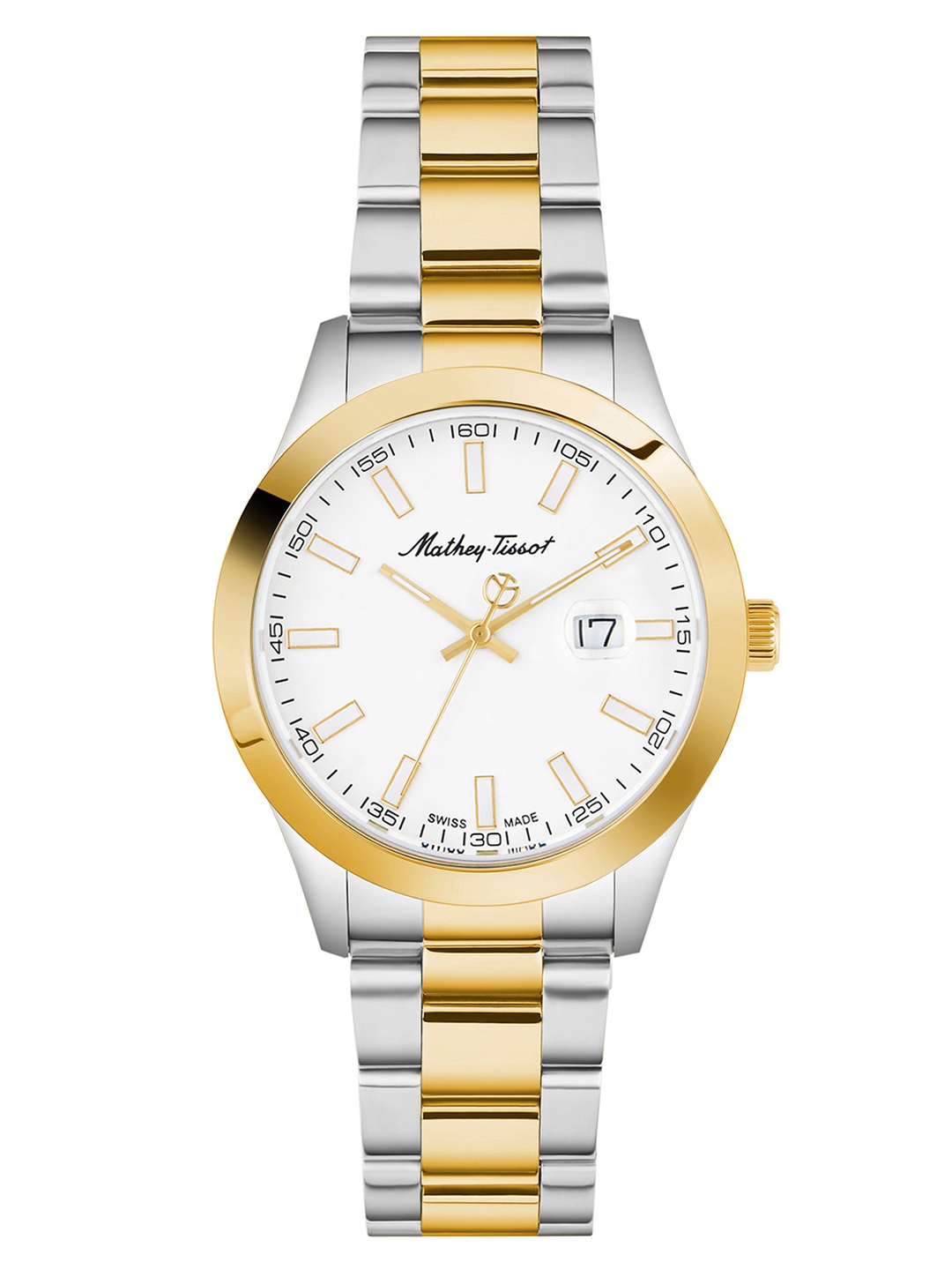 

Mathey-Tissot Women Swiss Made Quartz Analog Watch D450BI, White