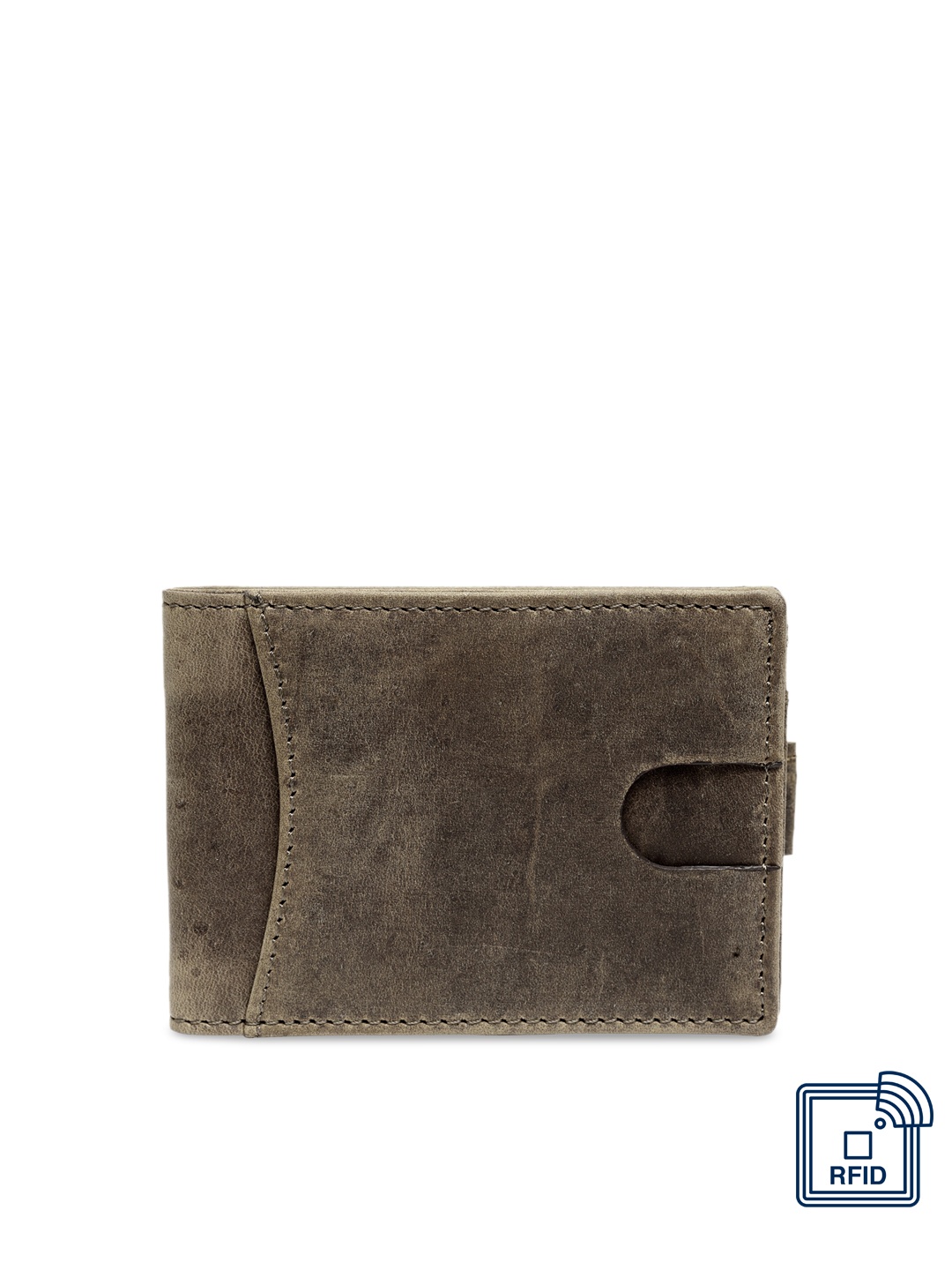 

Teakwood Leathers Men Brown Solid Two Fold Wallet