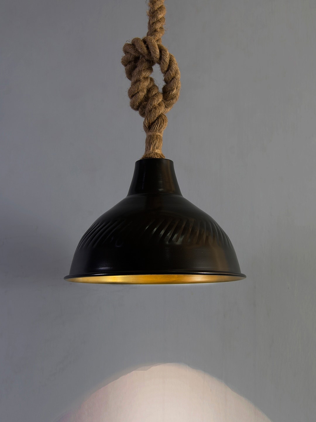 

Homesake Black Solid Rope Light