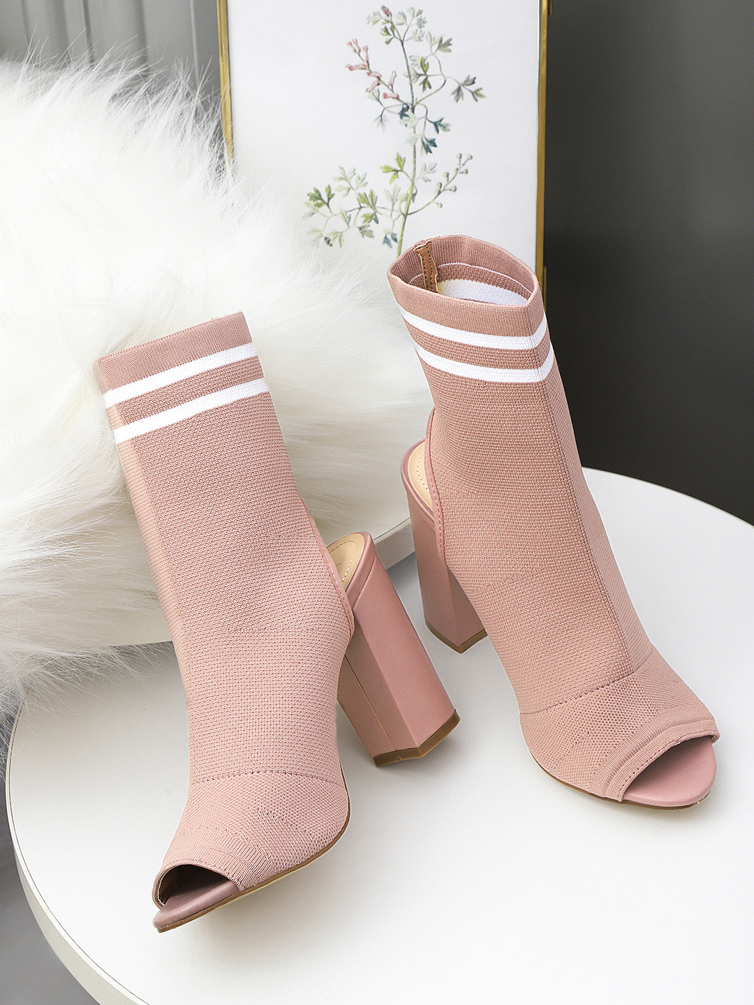 

all about you Women Pink Solid Heels