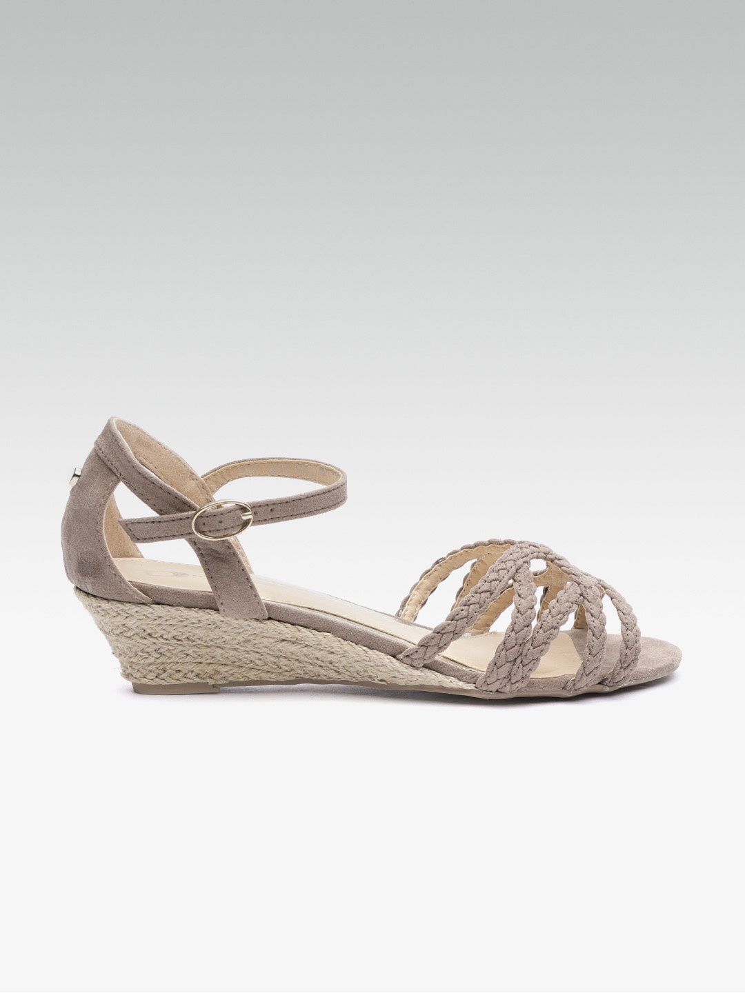 

Dune London Women Taupe Braided Wedges