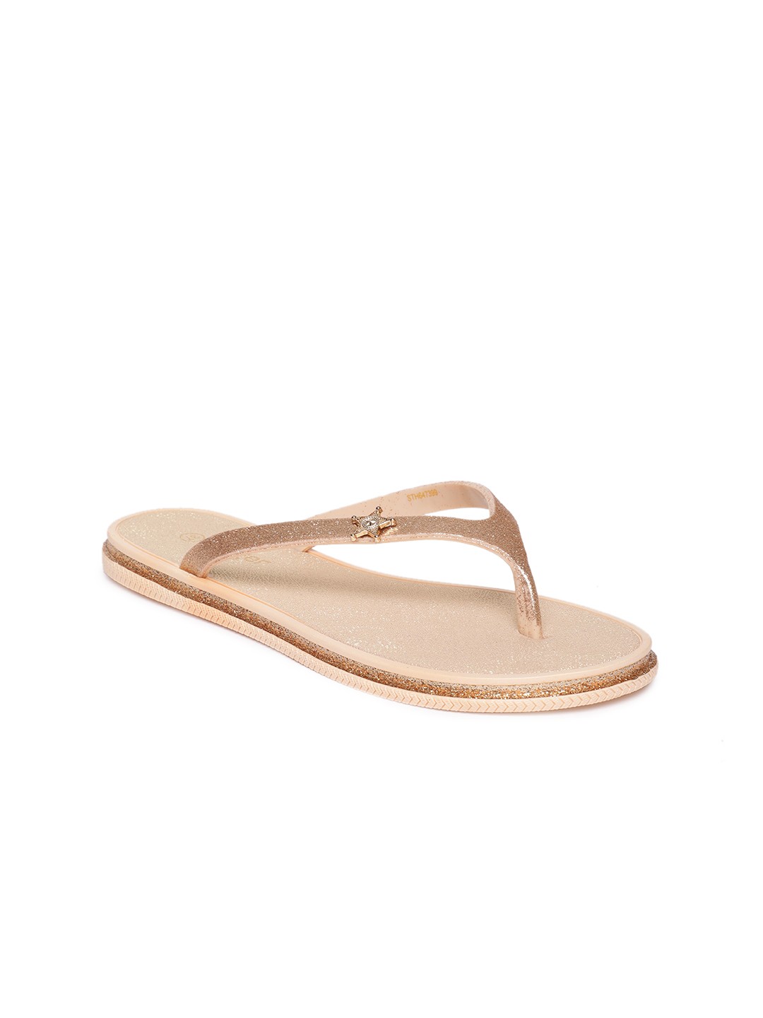 

Ginger by Lifestyle Women Rose Gold Open Toe Flats