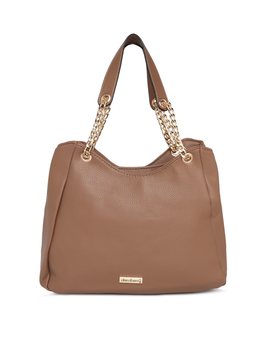 

DressBerry Brown Solid Hobo Bag