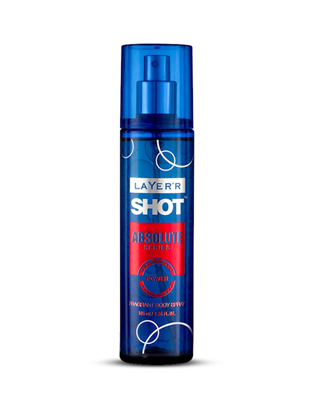 

Layerr Shot Men Absolute Series Power Fragrant Body Spray 135 ml, Navy blue