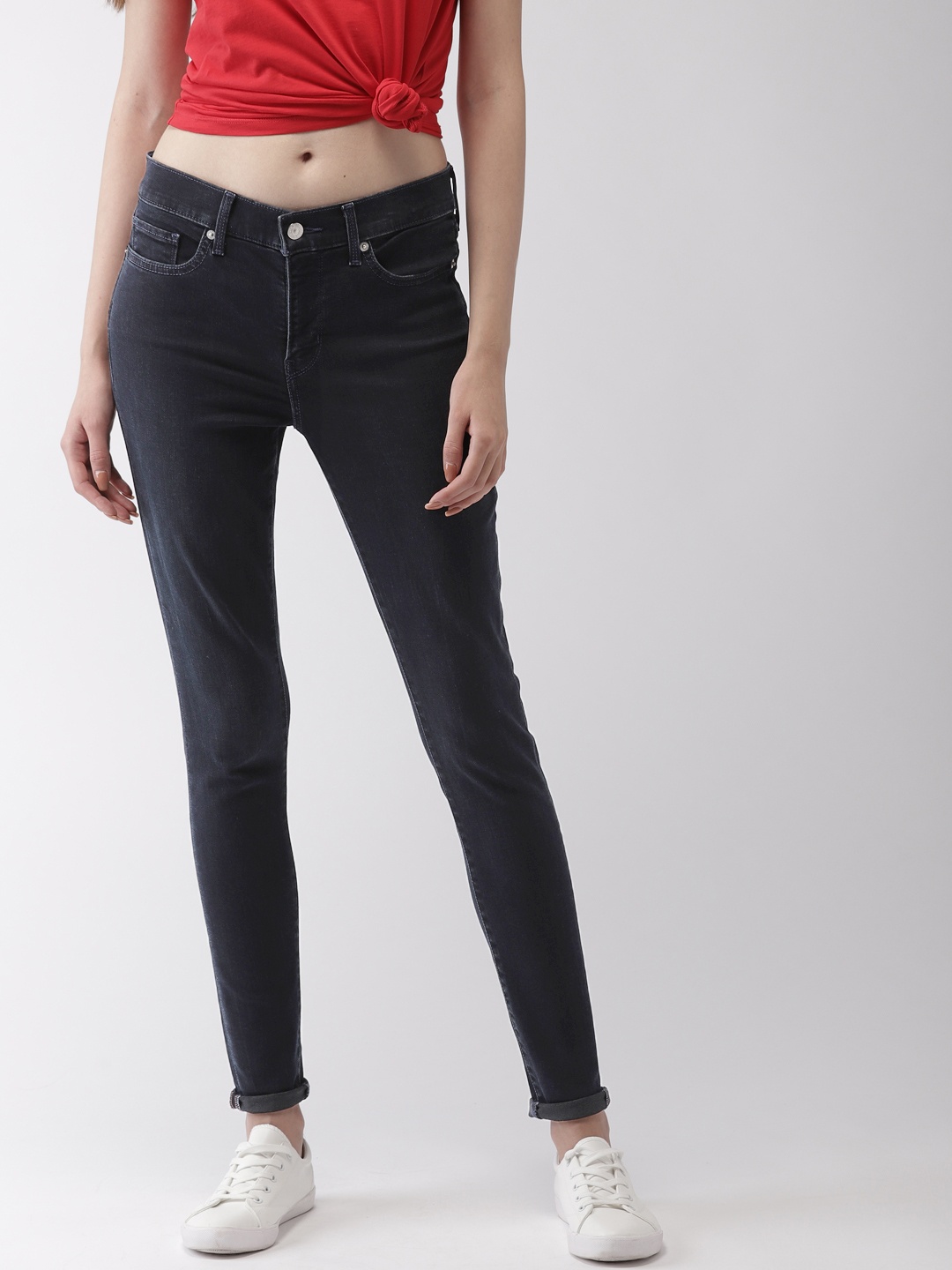 

Levis Women Blue Super Skinny Fit Mid-Rise Clean Look Stretchable Jeans 310