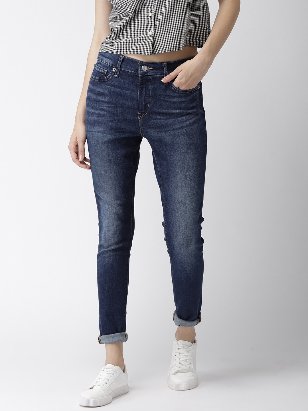 

Levis Women Blue Super Skinny Fit Mid-Rise Clean Look Stretchable Jeans 310