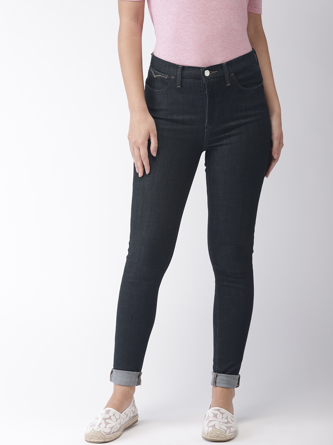 

Levis Women Blue Shaping Super Skinny Fit Mid-Rise Clean Look Stretchable Jeans 310