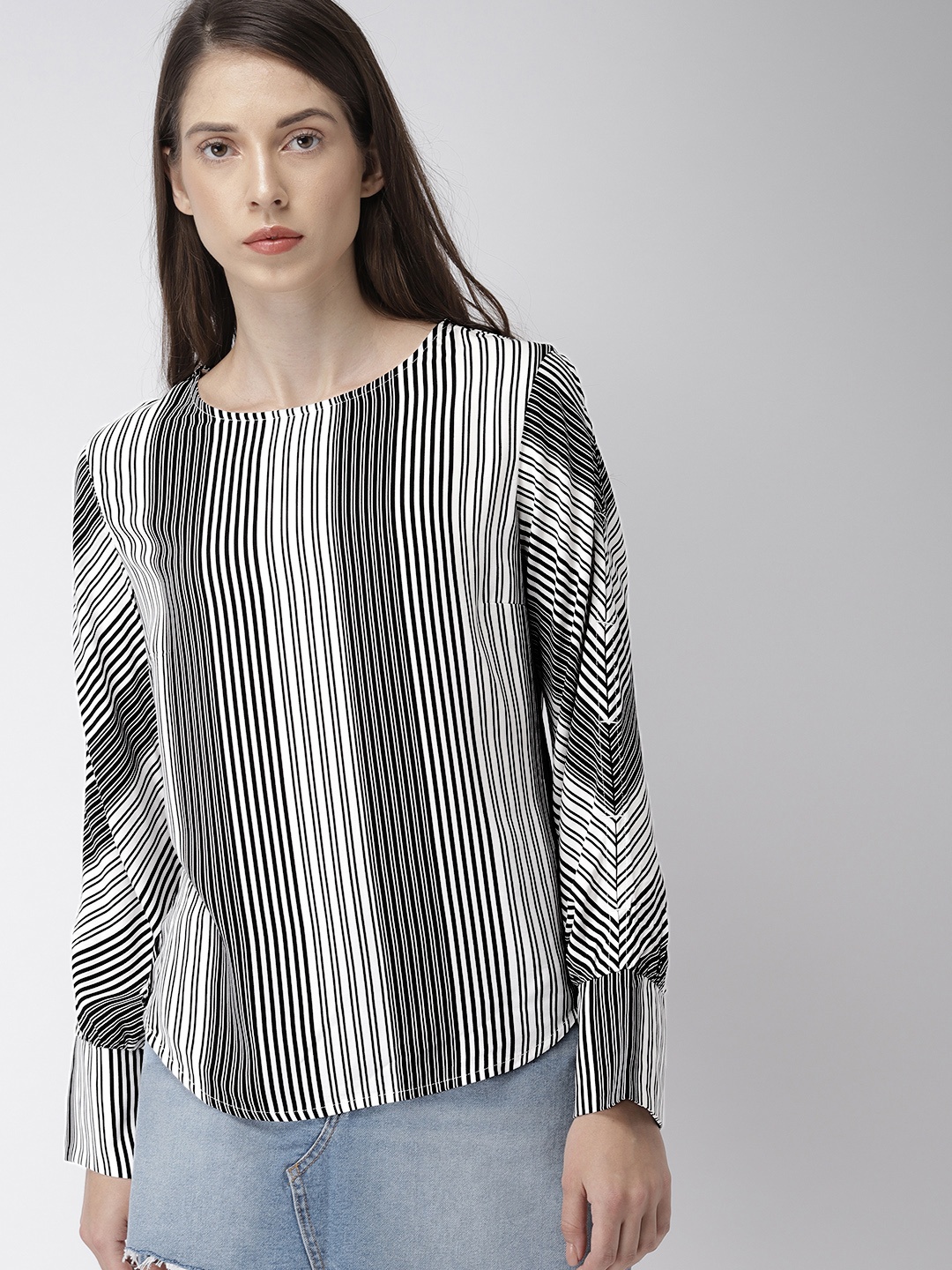 

Levis Women Black Striped Top