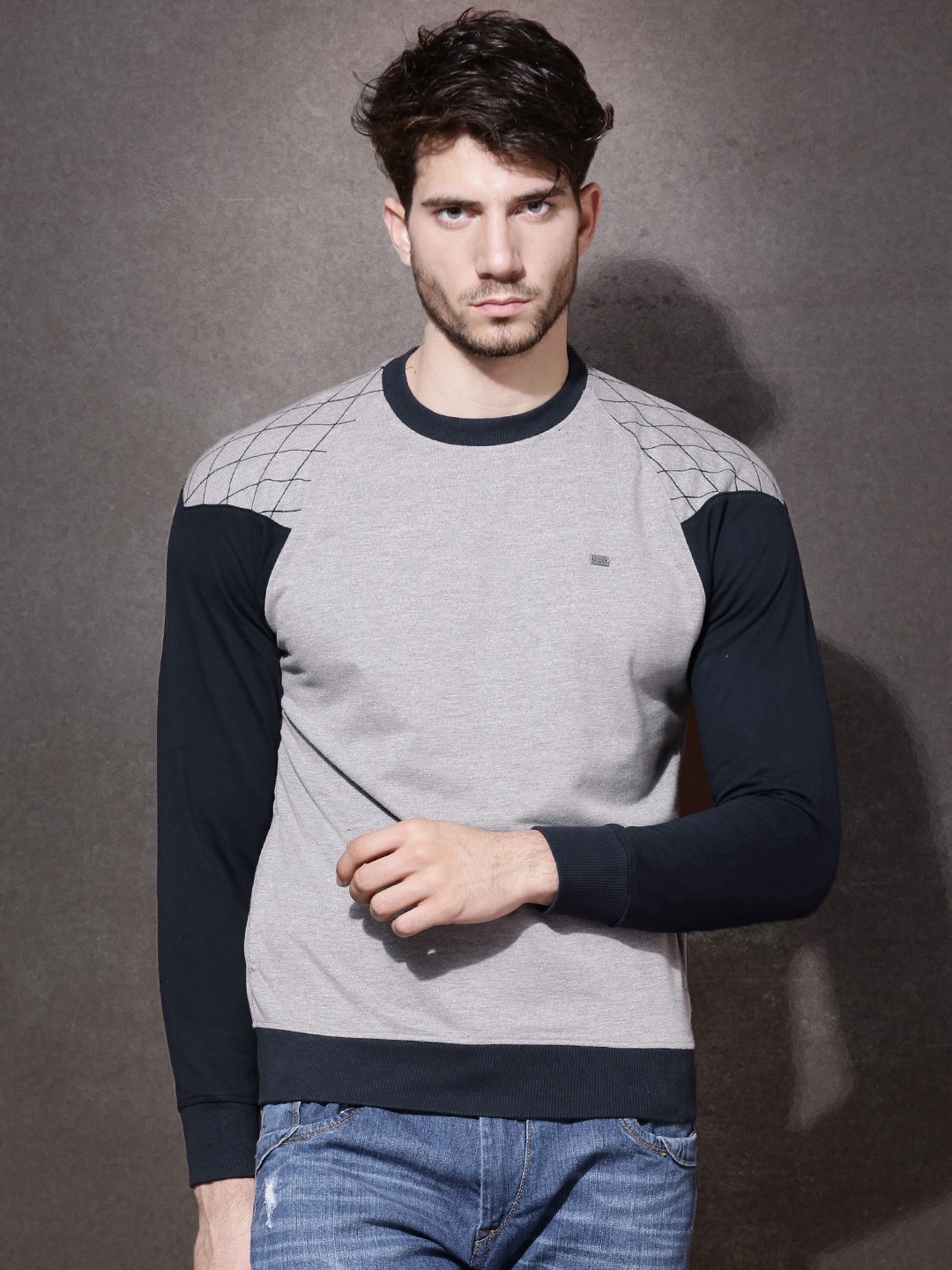 

Roadster Grey Sweatshirt, Grey melange