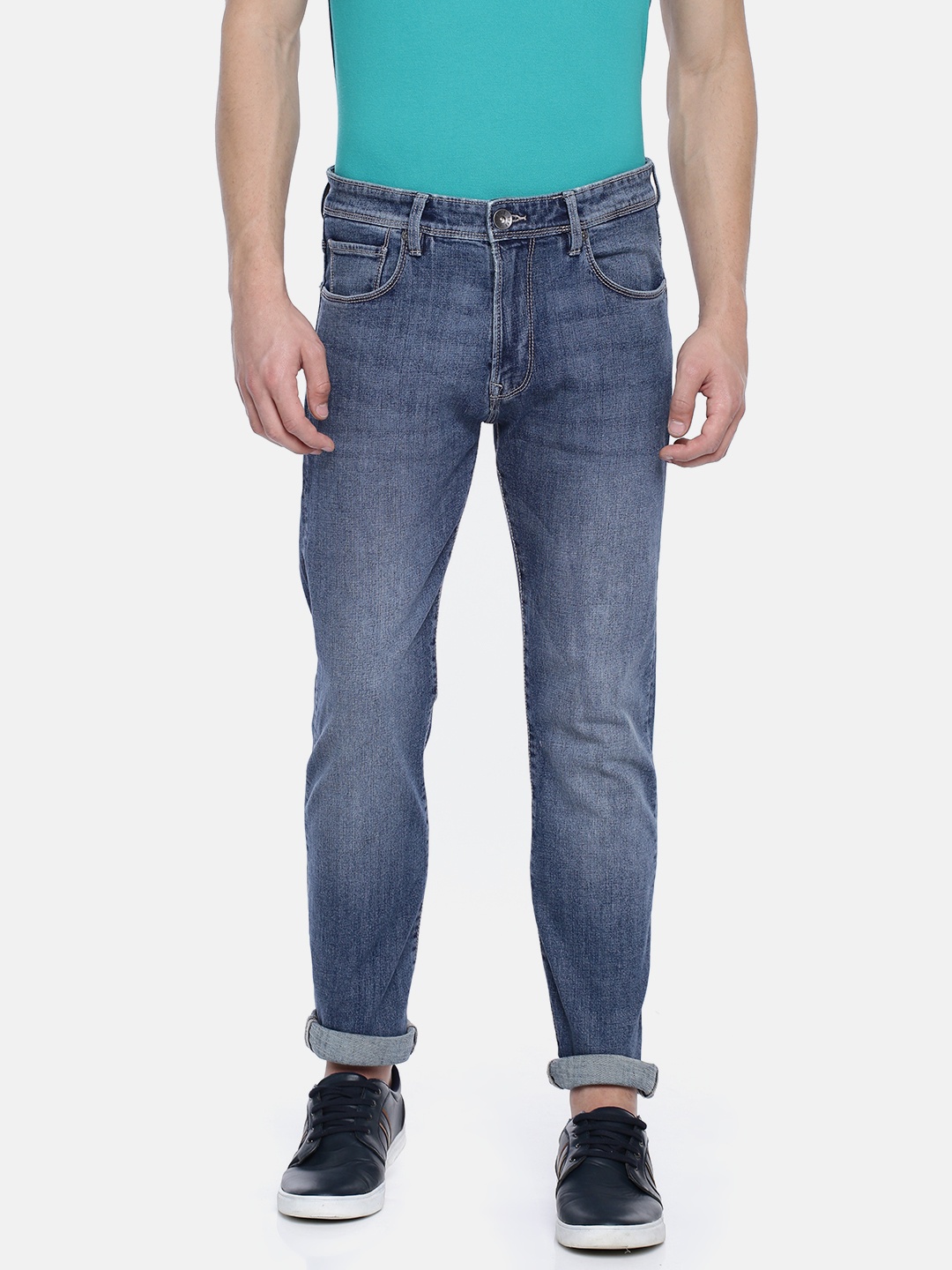

Pepe Jeans Men Blue Holborne Regular Fit Low-Rise Clean Look Stretchable Jeans