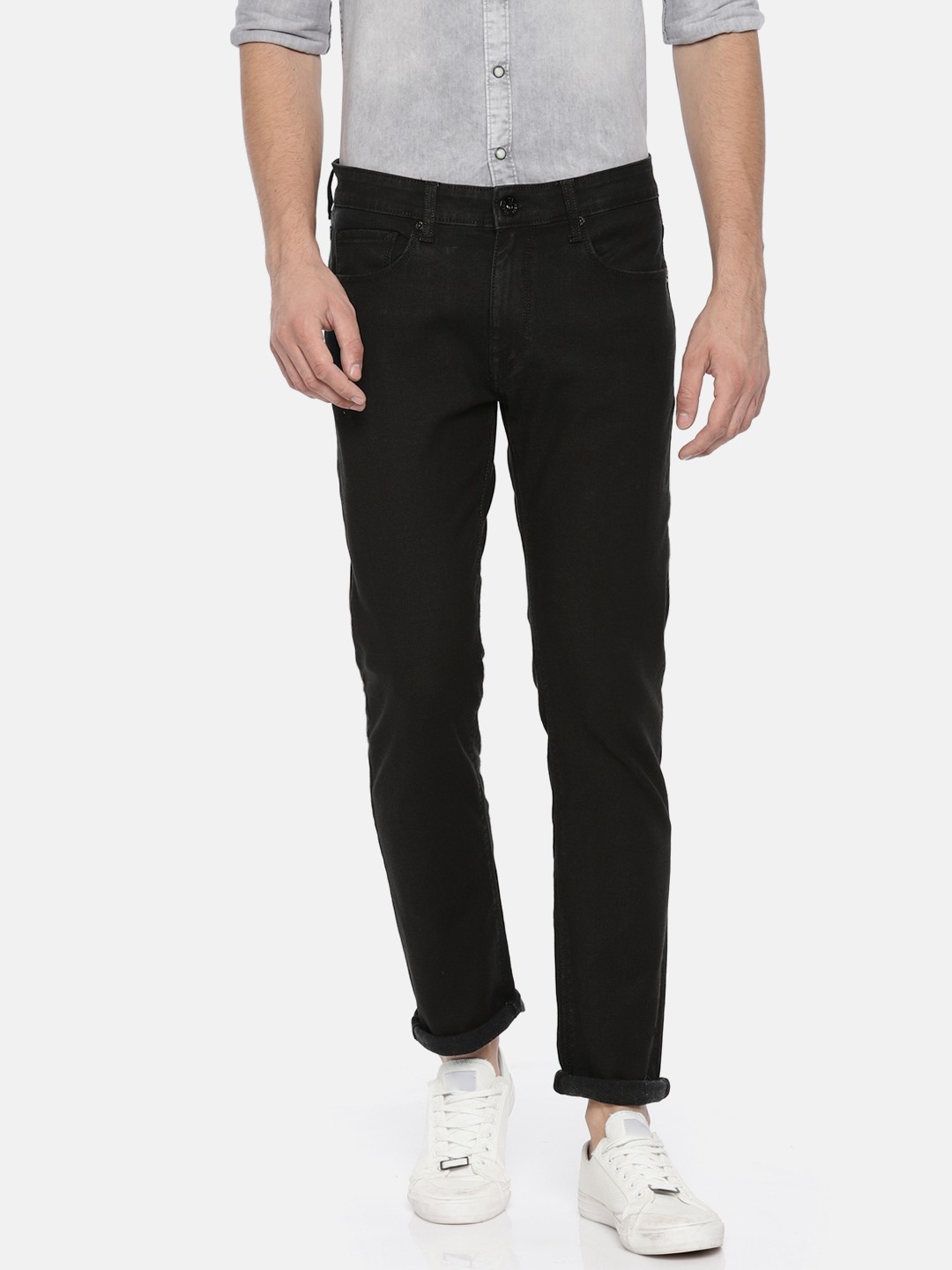 

Pepe Jeans Men Black Slim Fit Low-Rise Clean Look Stretchable Jeans