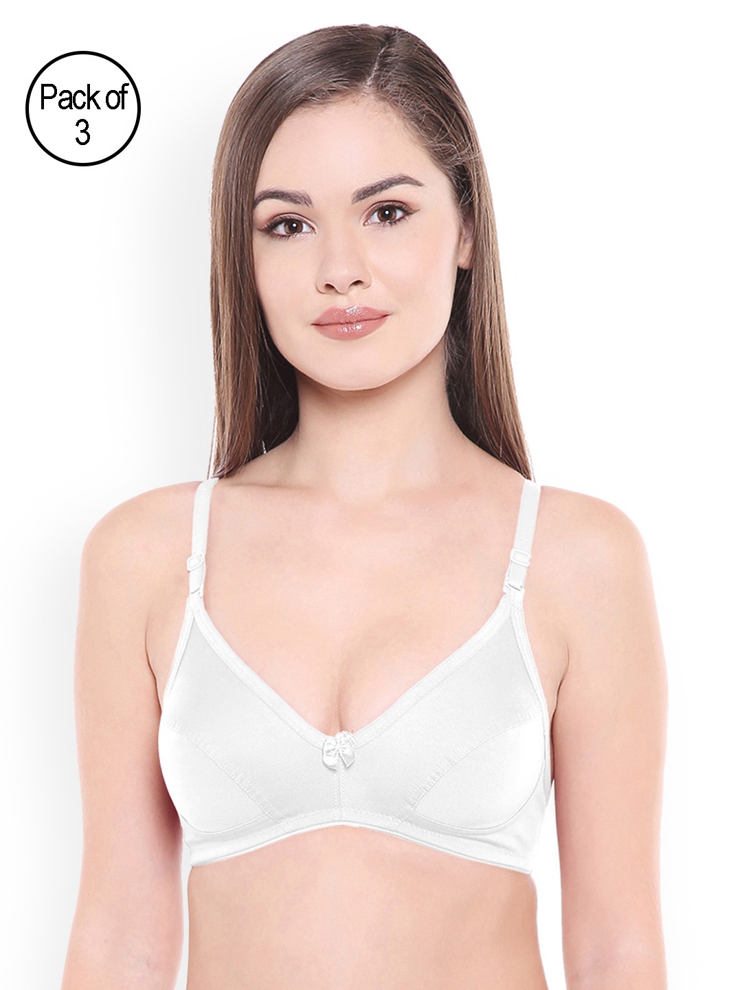 

Bodycare Pack of 3 White Everyday Bras E1518WWW