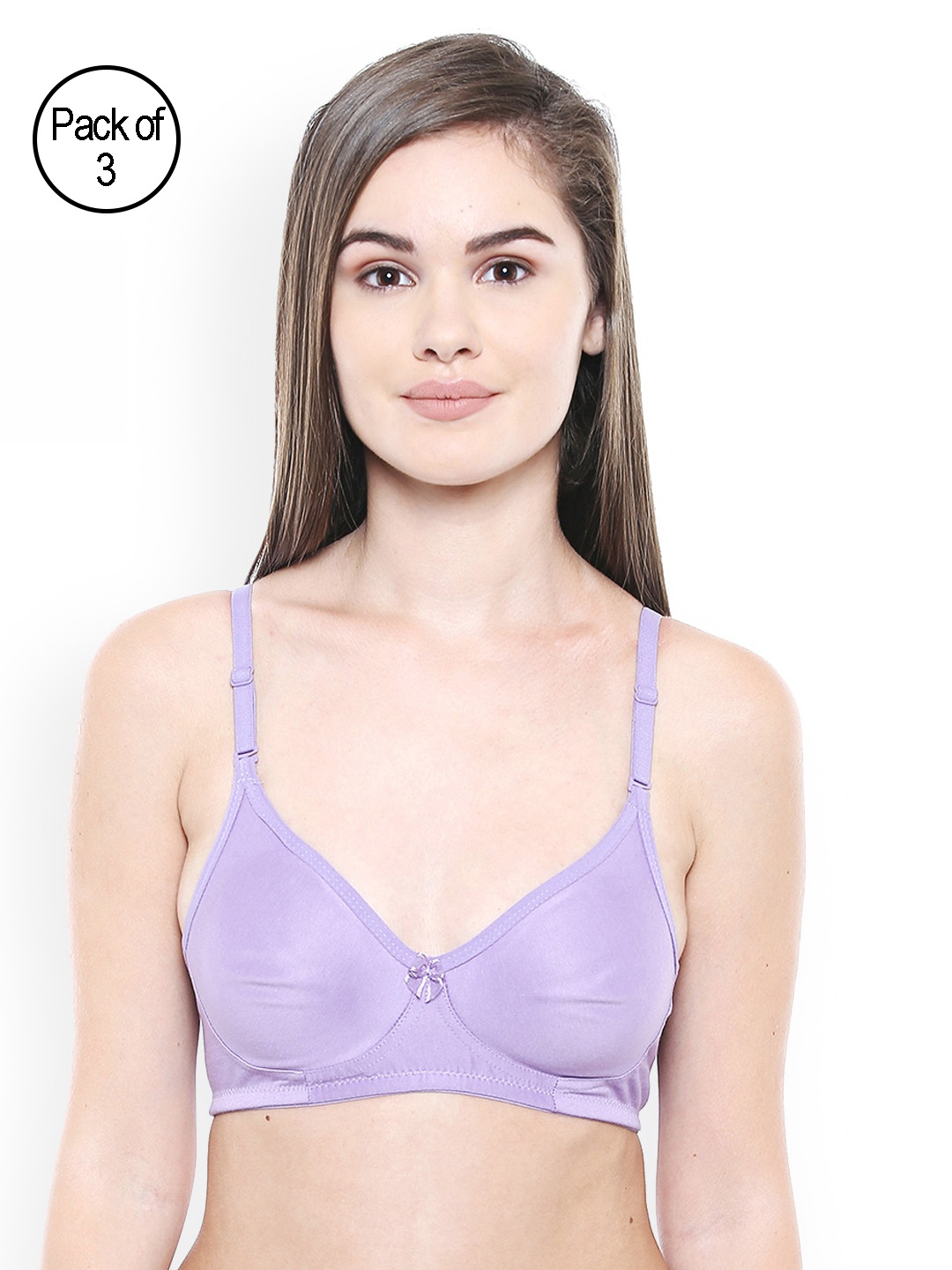 

Bodycare Purple Solid Non-Wired Non Padded T-shirt Bra E5554PUPUPU