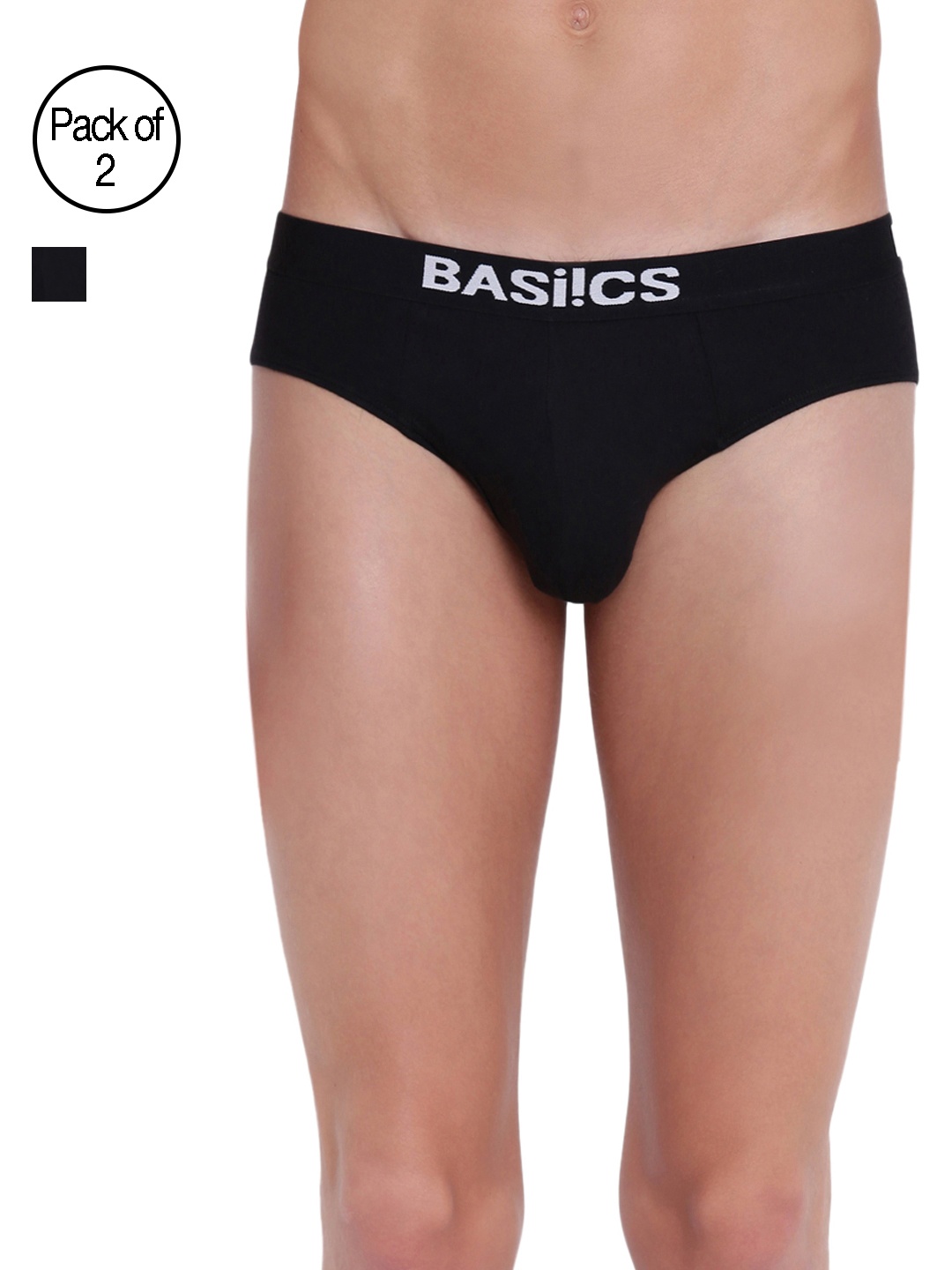 

BASIICS by La Intimo Men Pack of 2 Assorted Briefs BCSBR13B0250