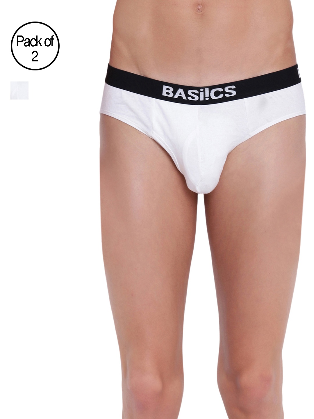 

BASIICS by La Intimo Men Pack of 2 Assorted Briefs BCSBR13B0550