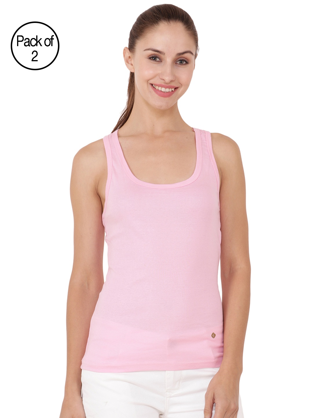 

Floret Women Set of 2 Camisoles, Pink