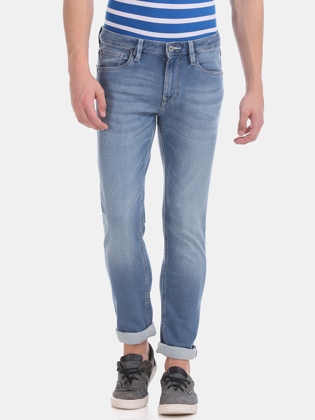

Arrow Sport Men Blue Skinny Fit Mid-Rise Clean Look Stretchable Jeans