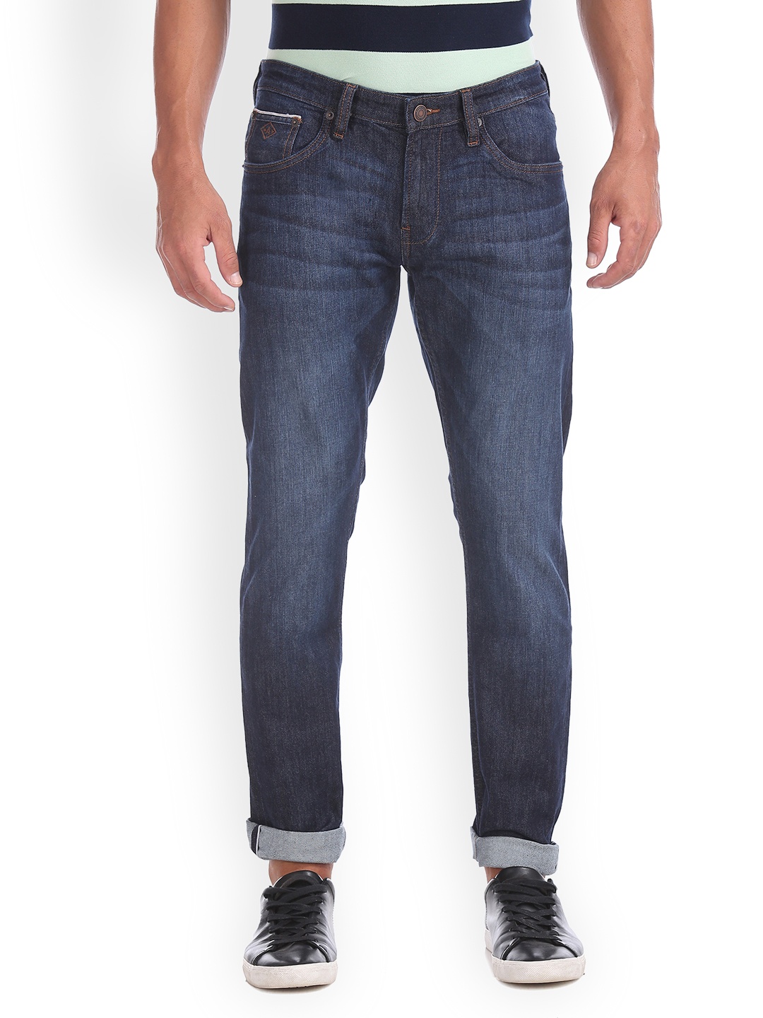 

Arrow Sport Men Navy Blue Slim Fit Mid-Rise Clean Look Stretchable Jeans
