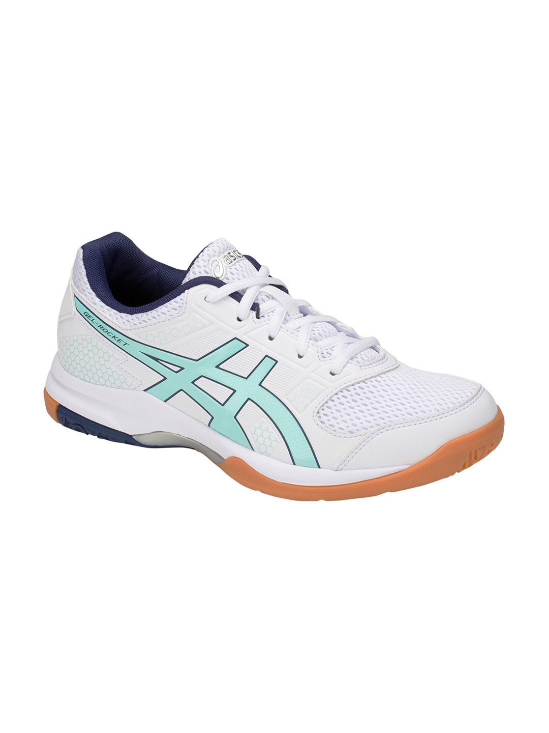 

ASICS Women White Synthetic GEL-ROCKET 8 Running Shoes