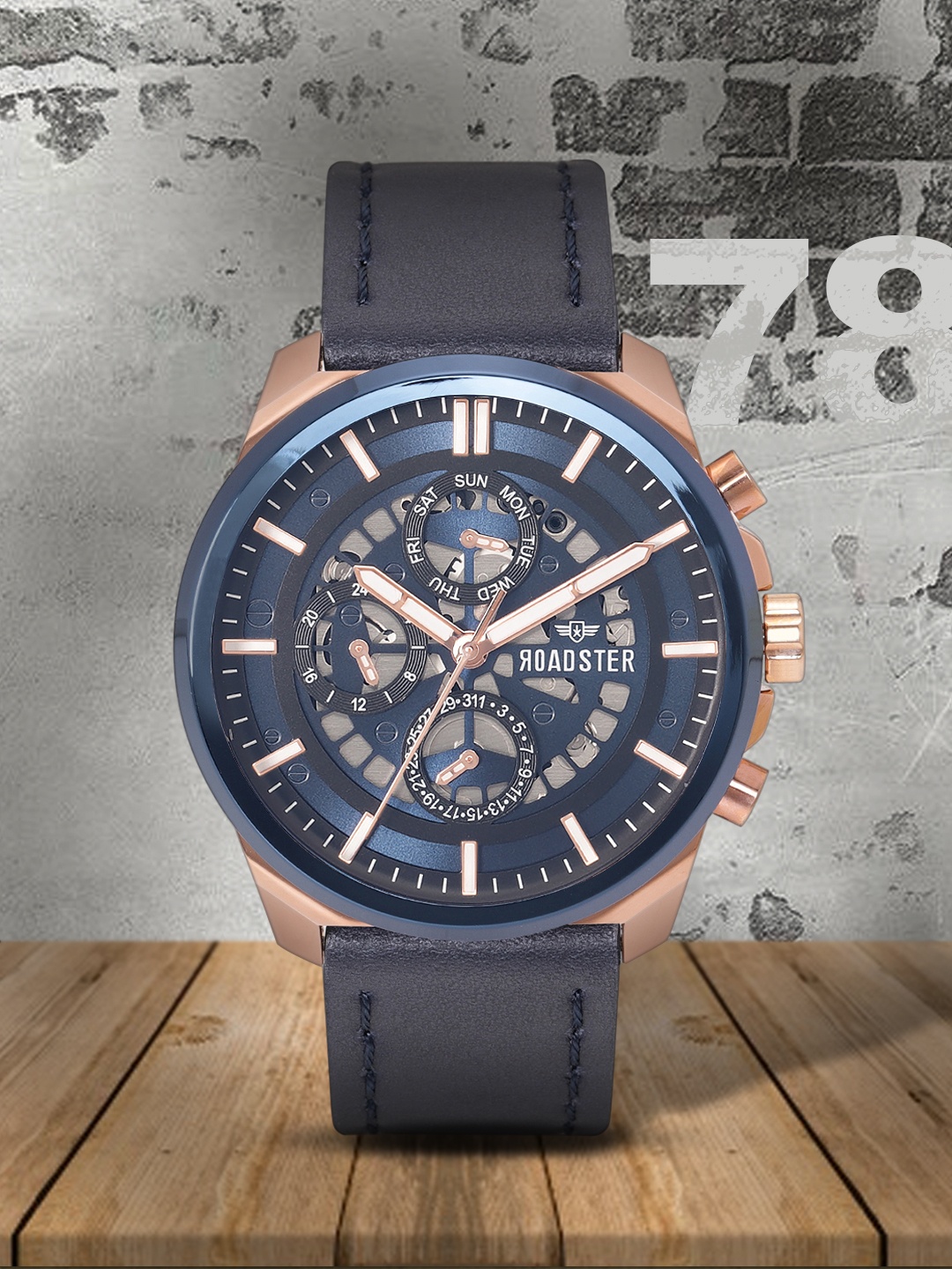

Roadster Men Navy Blue Analogue Watch MFB-PN-NF9129