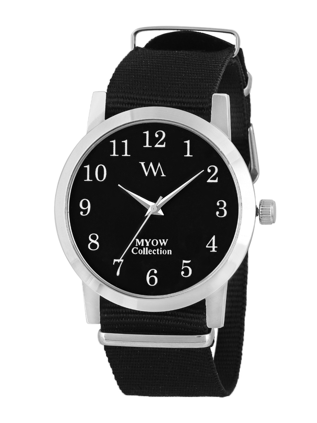 

WM Men Black Analogue Watch WMAL