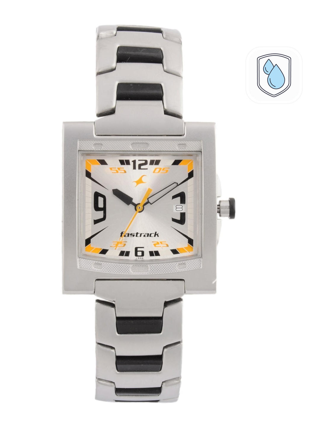 

Fastrack Men Steel Watch, Silver