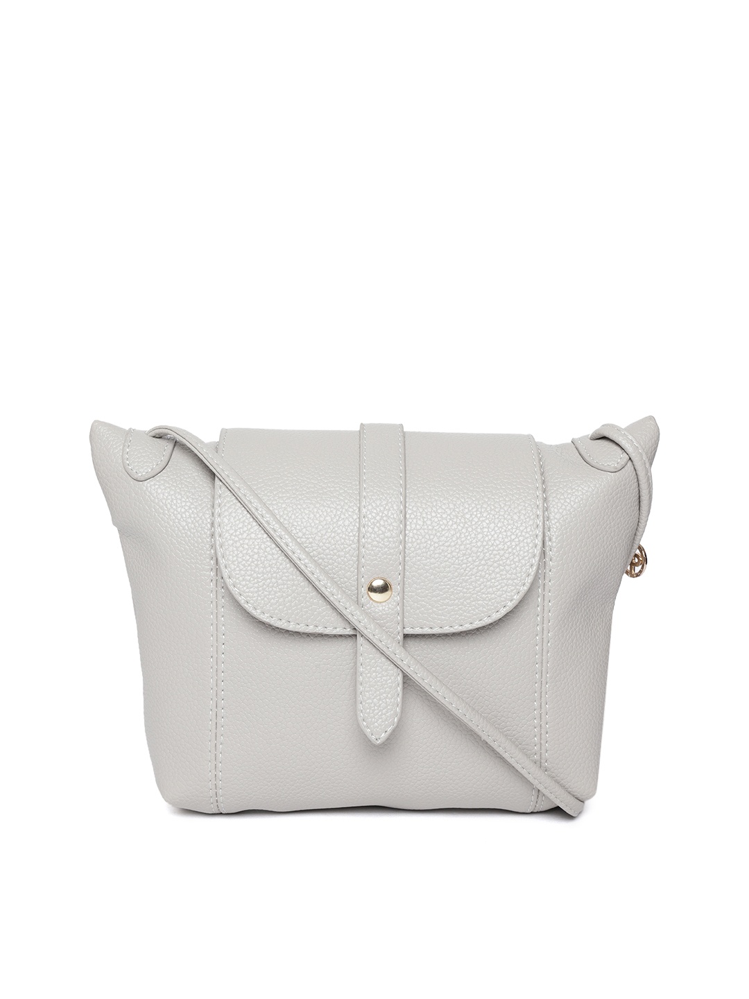 

Lino Perros Grey Solid Sling Bag