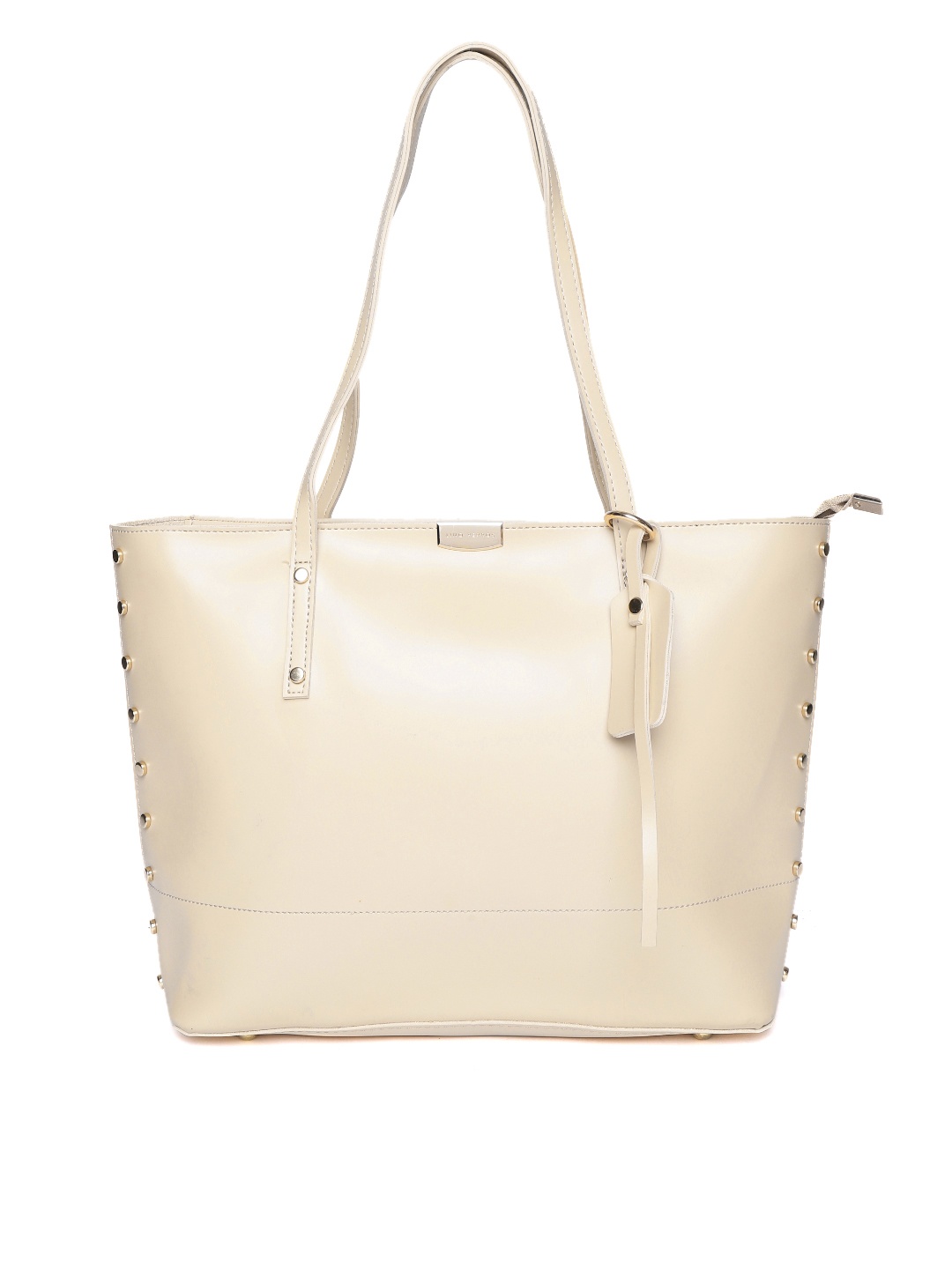 

Lino Perros Cream-Coloured Solid Shoulder Bag