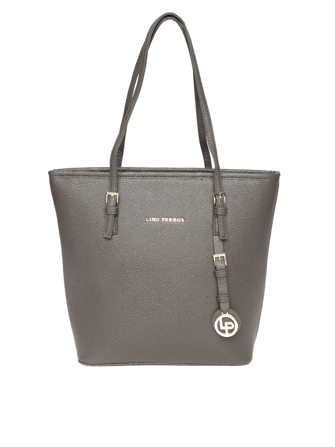 

Lino Perros Charcoal Grey Solid Shoulder Bag