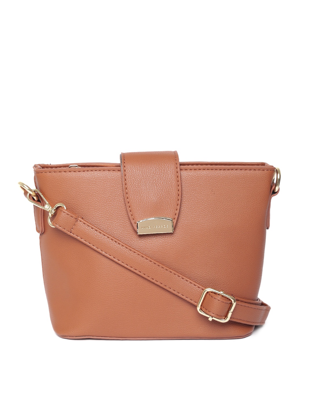 

Lino Perros Brown Solid Sling Bag