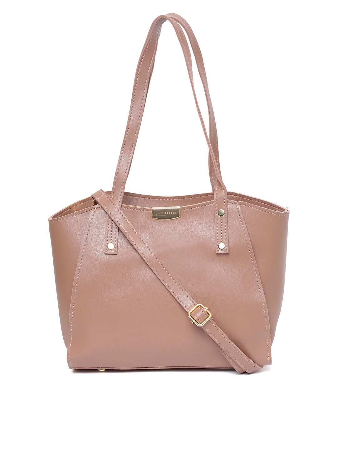 

Lino Perros Dusty Pink Solid Shoulder Bag