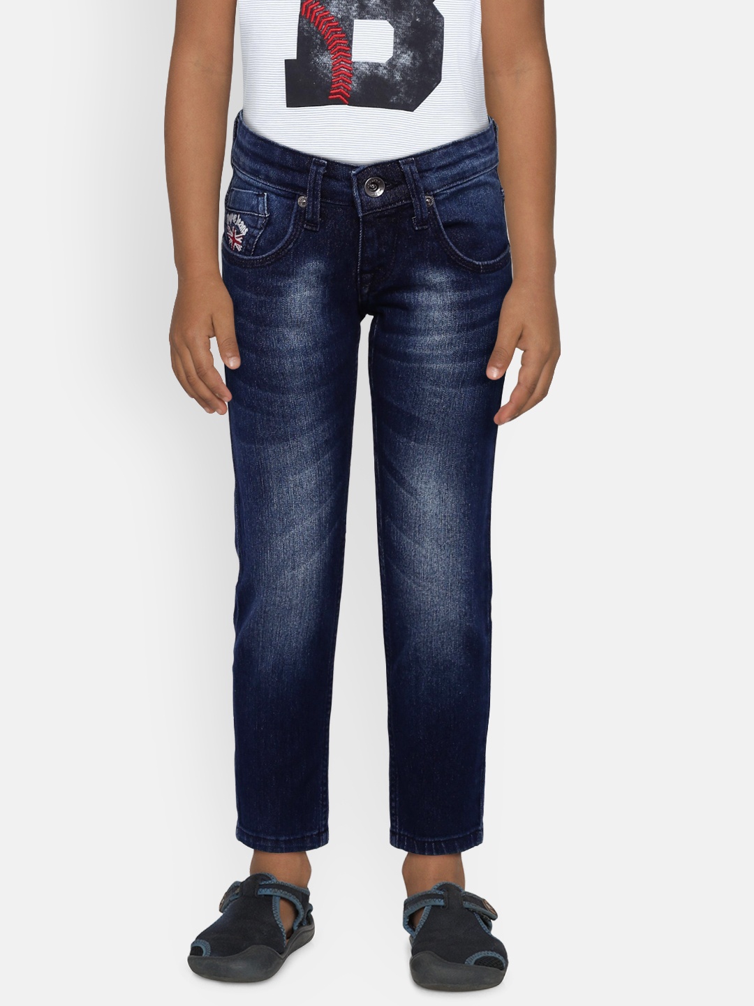 

Pepe Jeans Boys Navy Blue Regular Fit Clean Look Jeans
