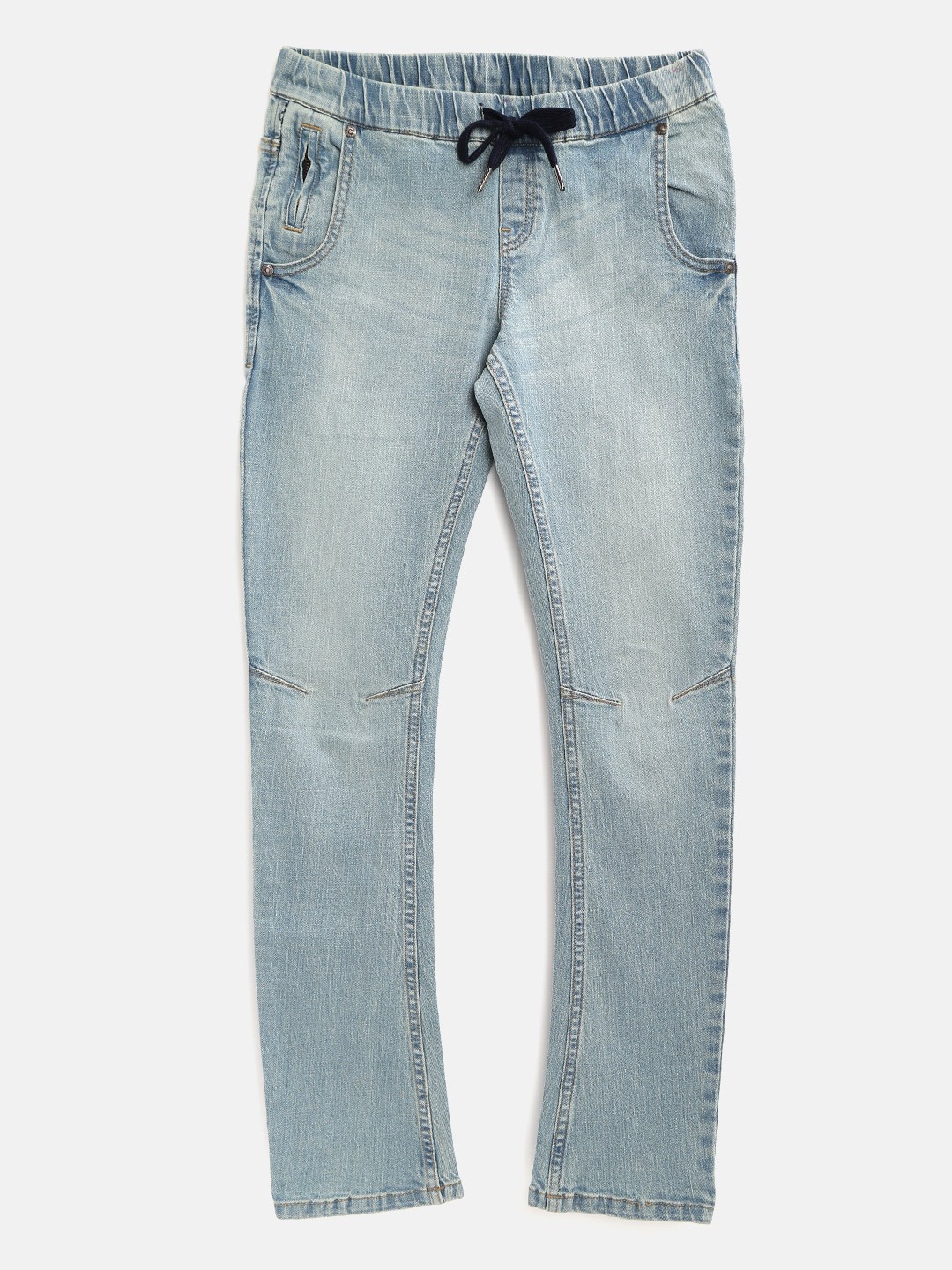 

Pepe Jeans Boys Blue Skinny Fit Mid-Rise Clean Look Stretchable Jeans