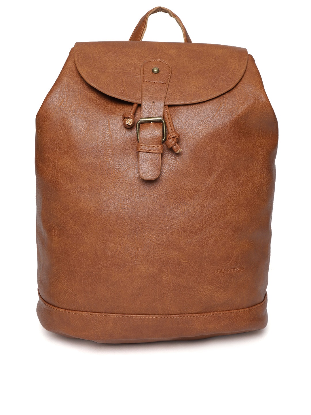 

Lino Perros Women Brown Solid Backpack