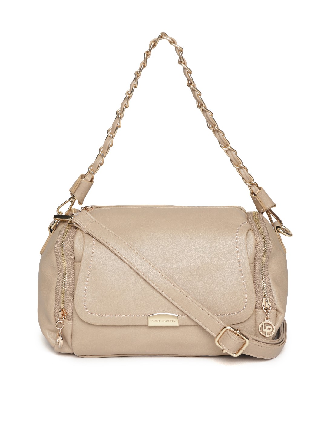 

Lino Perros Beige Solid Sling Bag