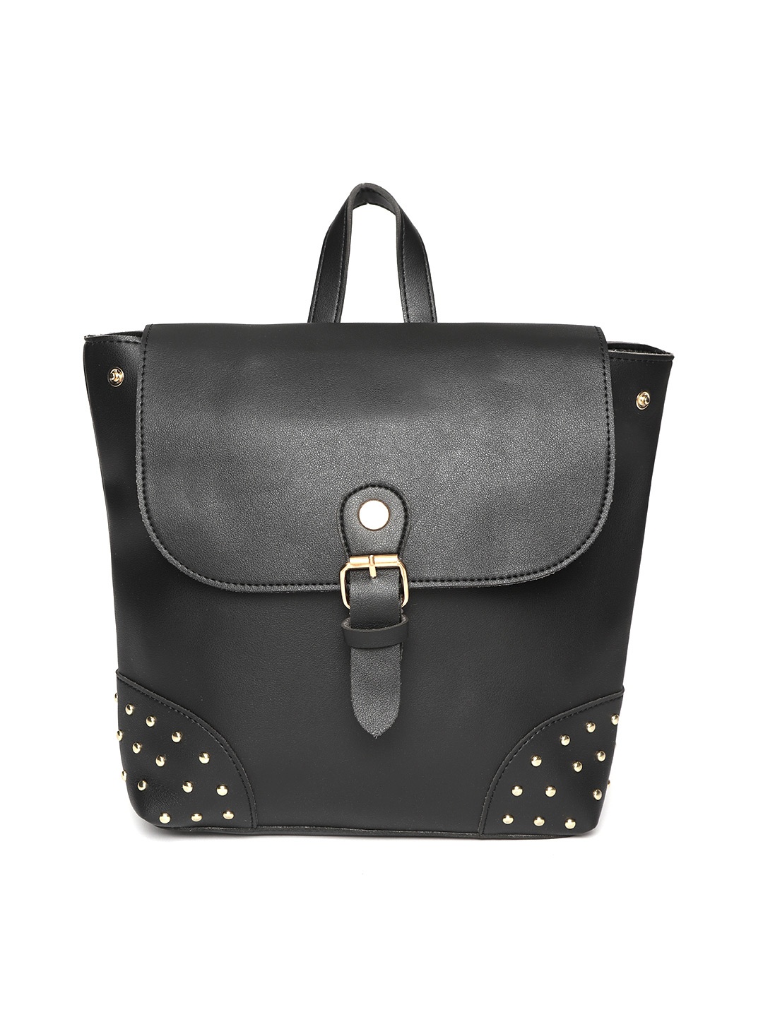 

Lino Perros Women Black Solid Backpack