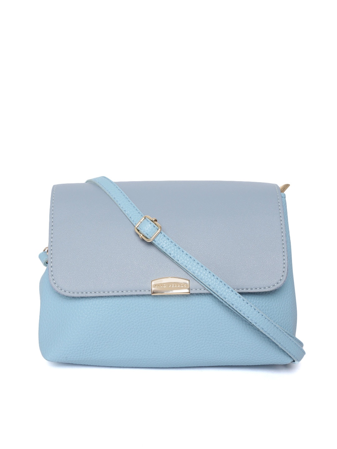 

Lino Perros Blue Solid Sling Bag