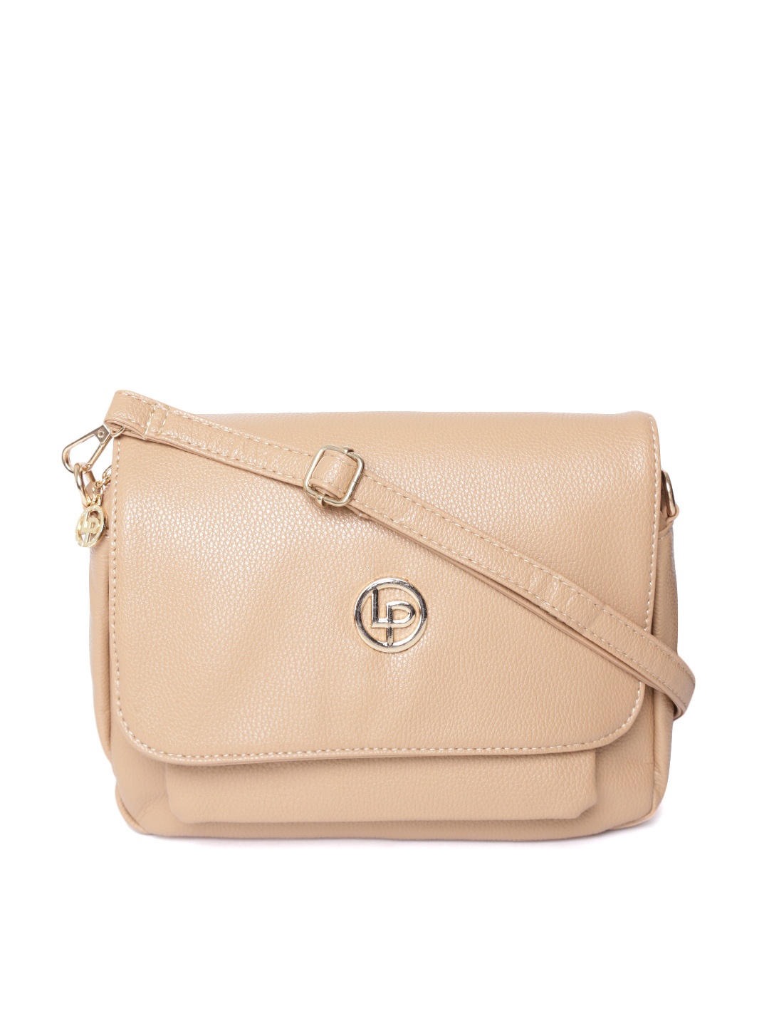 

Lino Perros Beige Solid Sling Bag