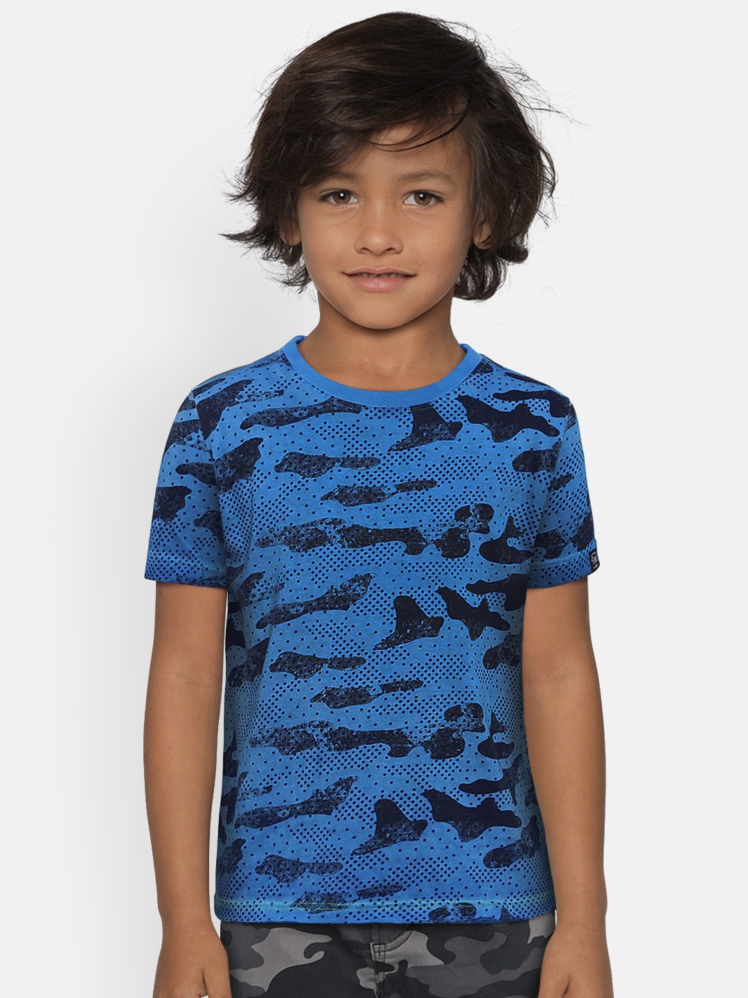 

Pepe Jeans Boys Blue Printed Round Neck T-shirt