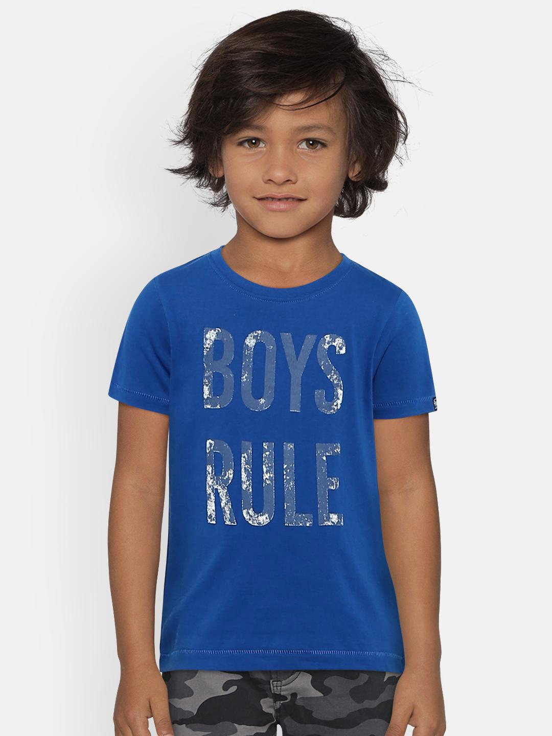 

Pepe Jeans Boys Blue Printed T-shirt