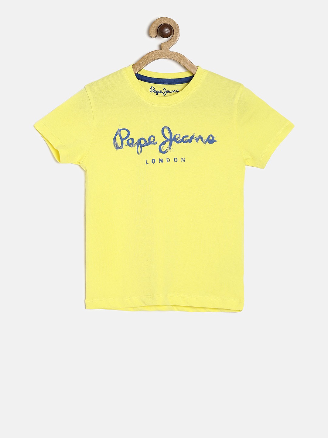 

Pepe Jeans Boys Yellow Printed T-shirt