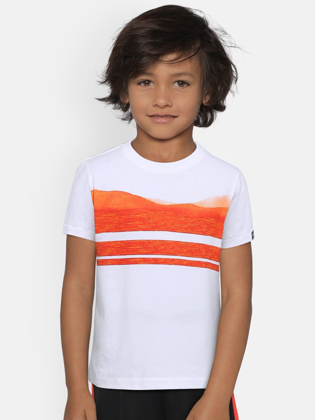 

Pepe Jeans Boys White Printed Round Neck T-shirt