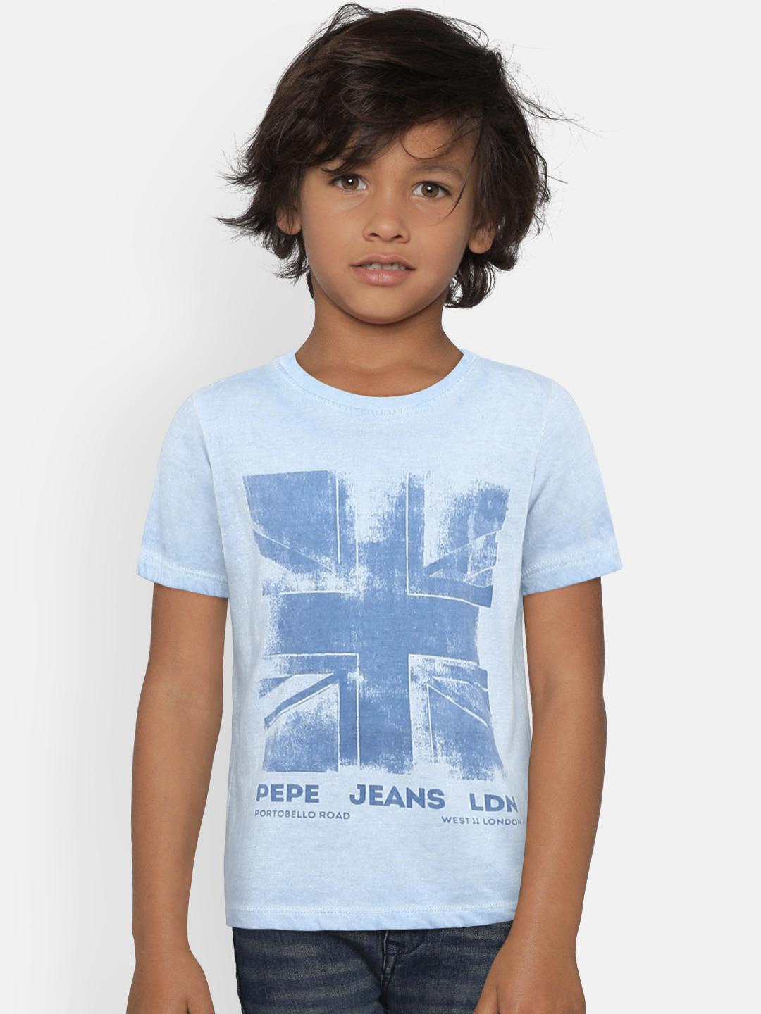 

Pepe Jeans Boys Blue Printed T-shirt