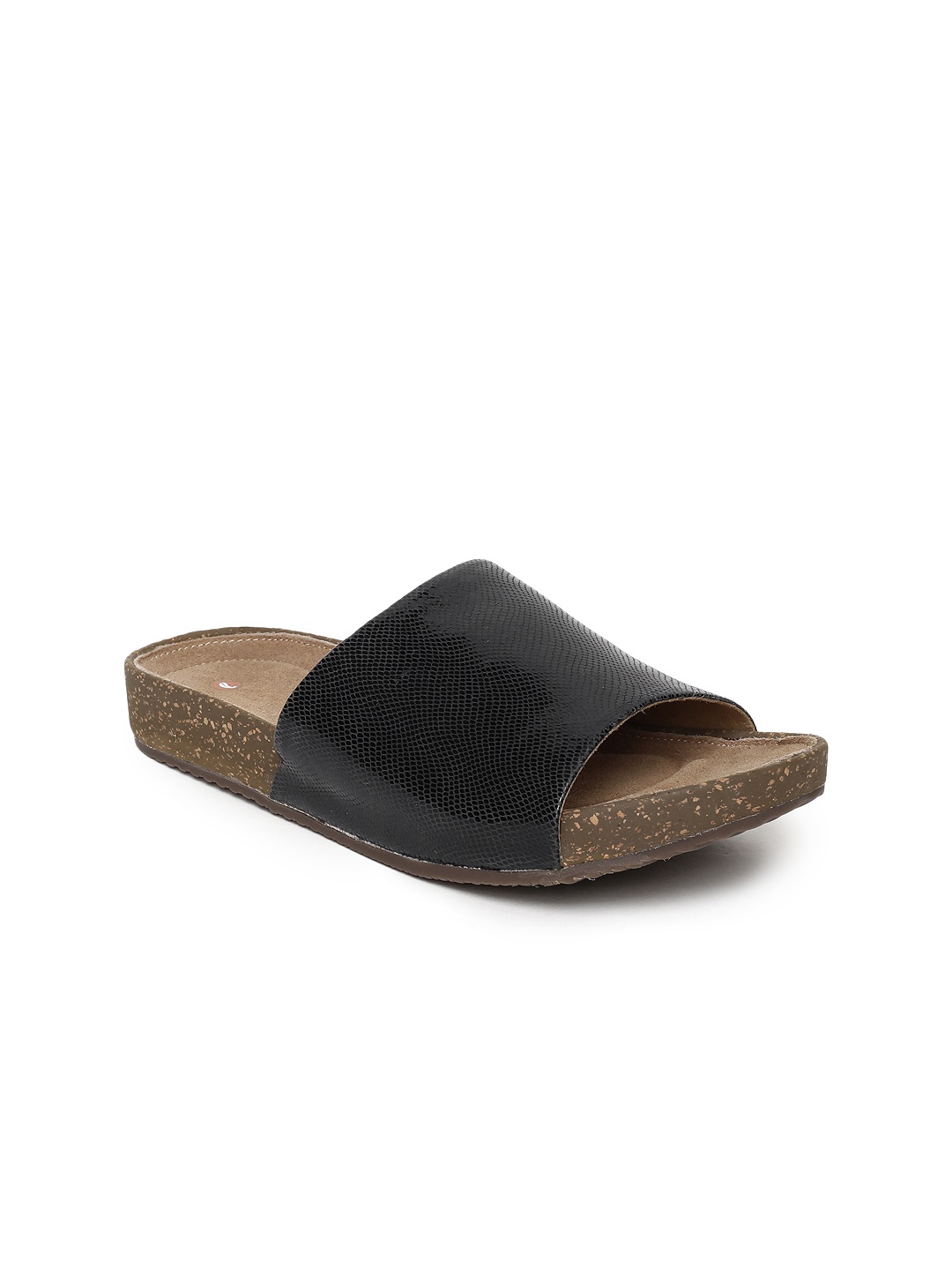 

Clarks Women Black Solid Open Toe Flats