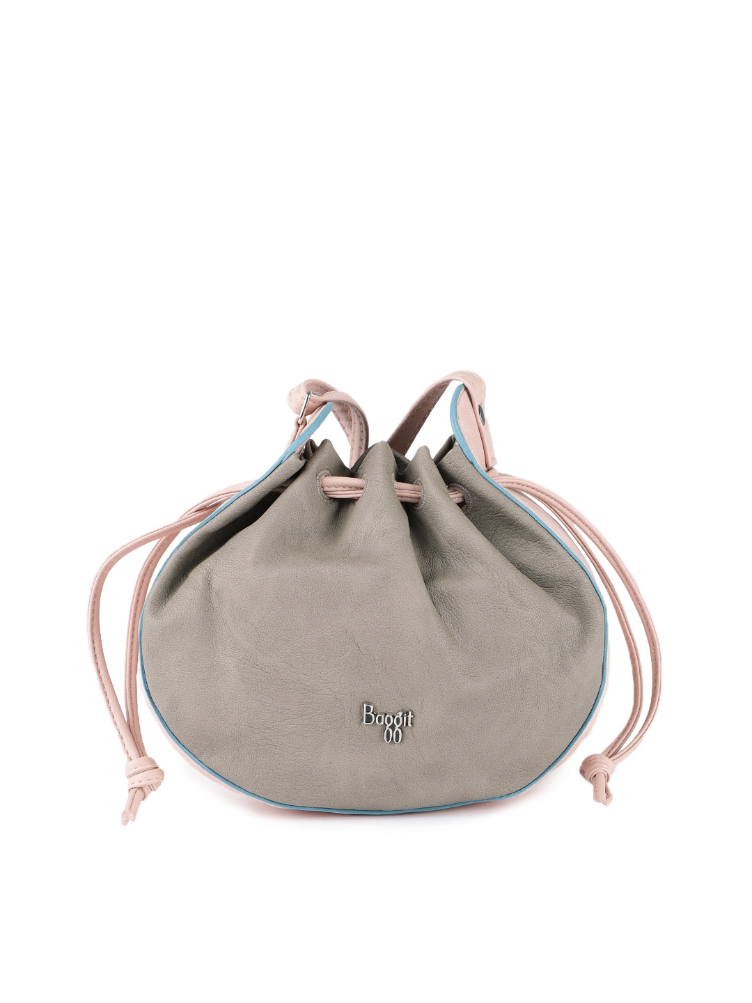 

Baggit Grey & Pink Colourblocked Sling Bag