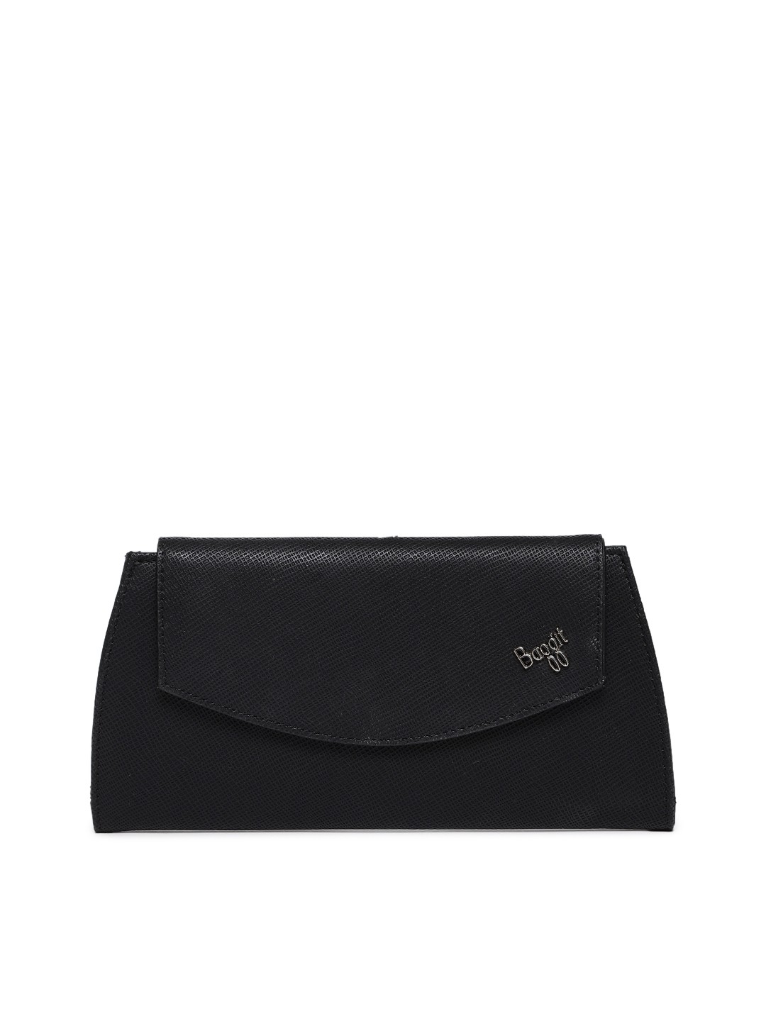 

Baggit Women Black Textured Two Fold Wallet