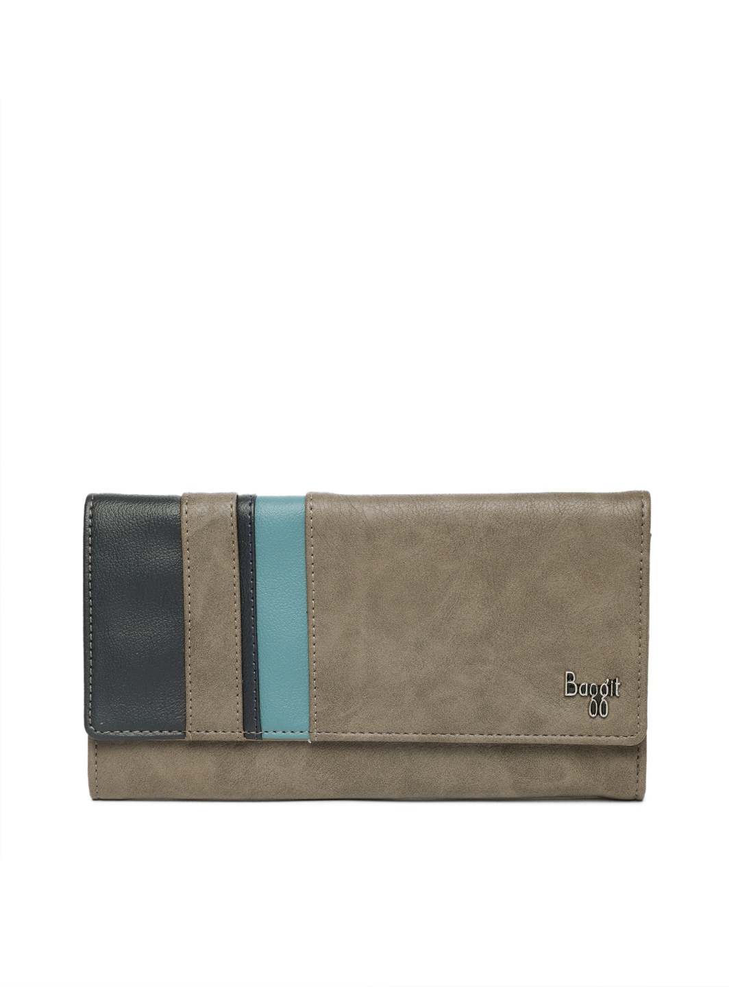 

Baggit Women Olive Green Solid Three Fold Wallet