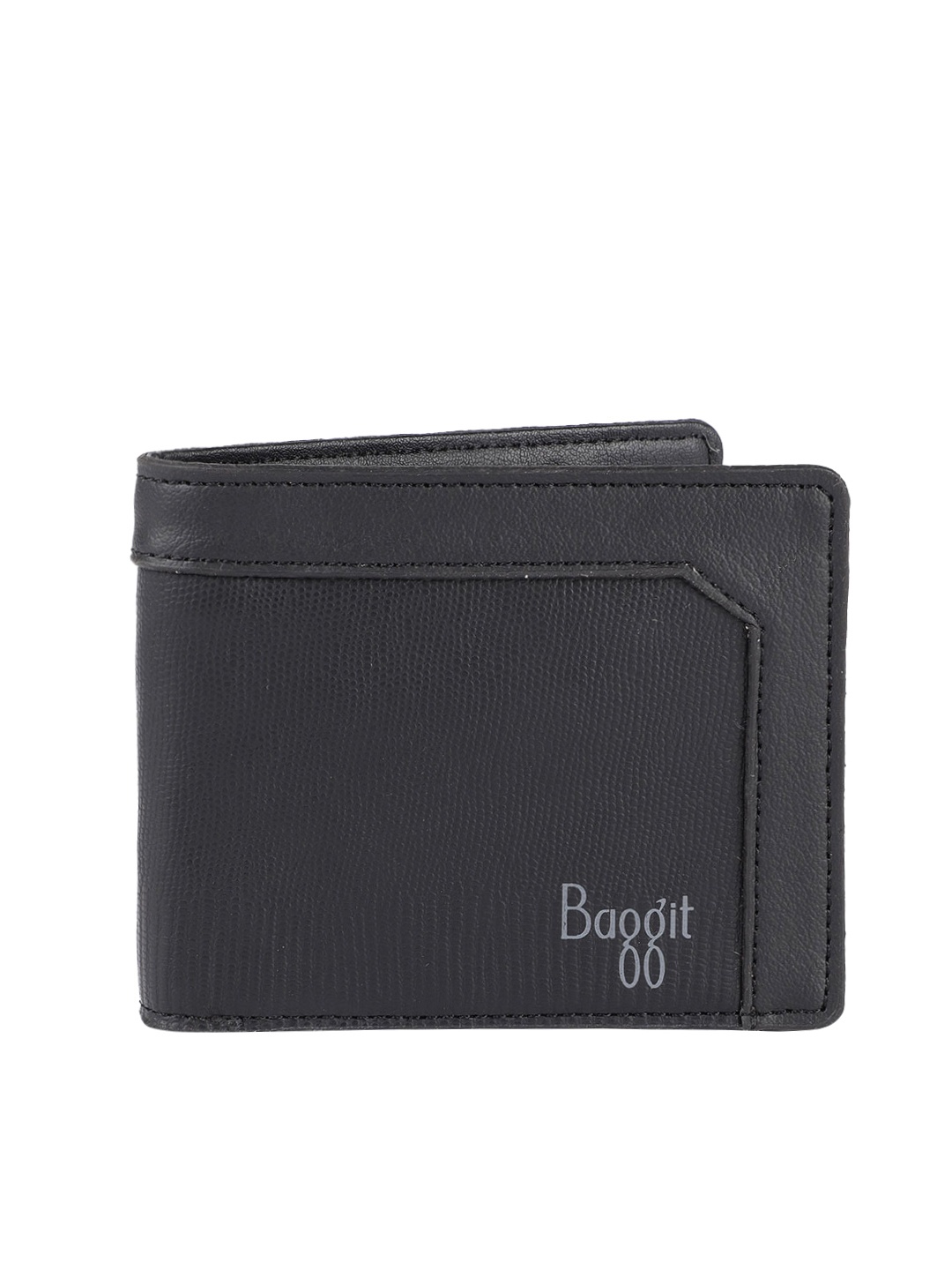 

Baggit Women Black Solid Two Fold Wallet