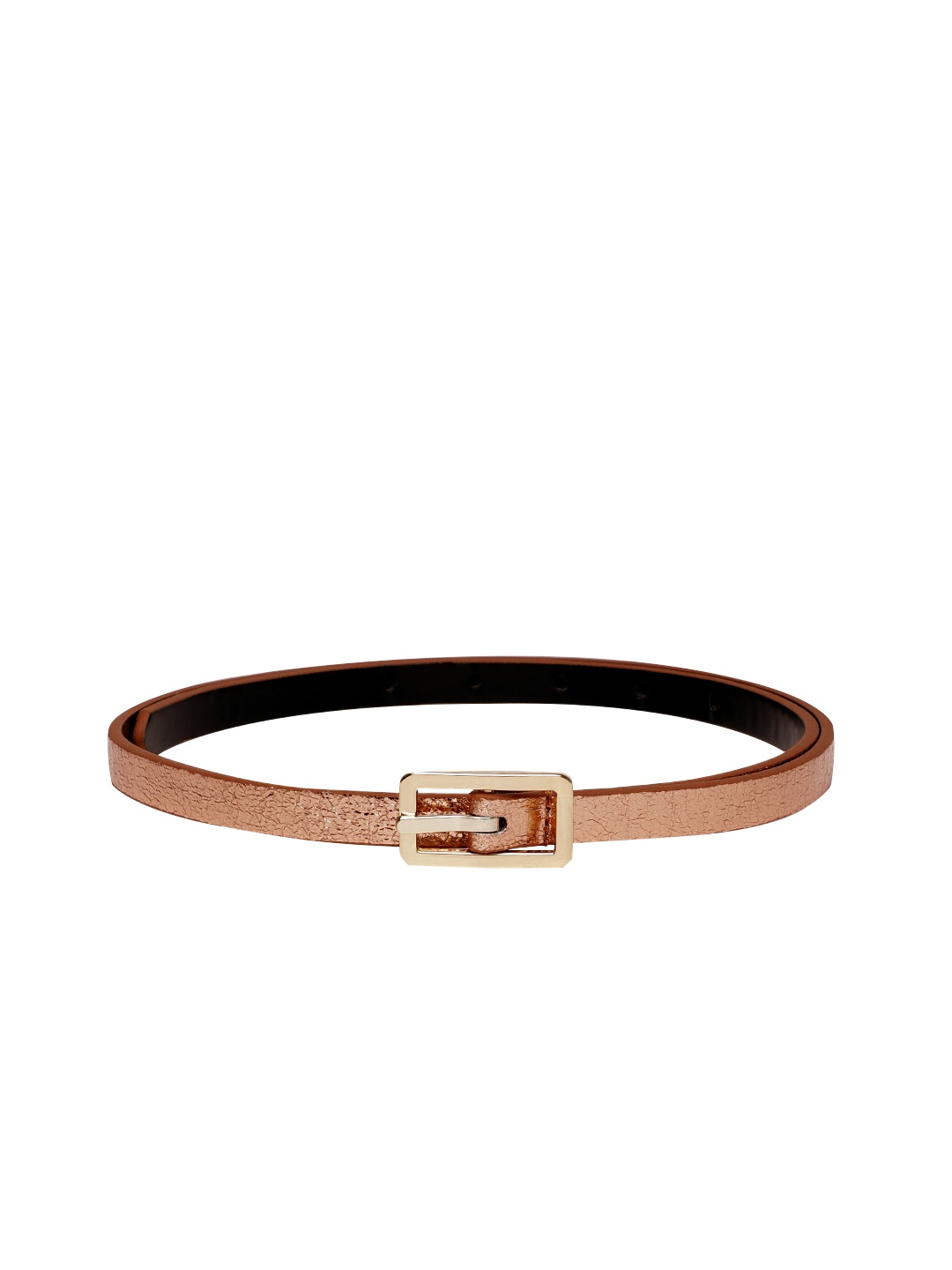 

AMERICAN EAGLE OUTFITTERS Women Rose Gold-Toned & Black Reversible Belt